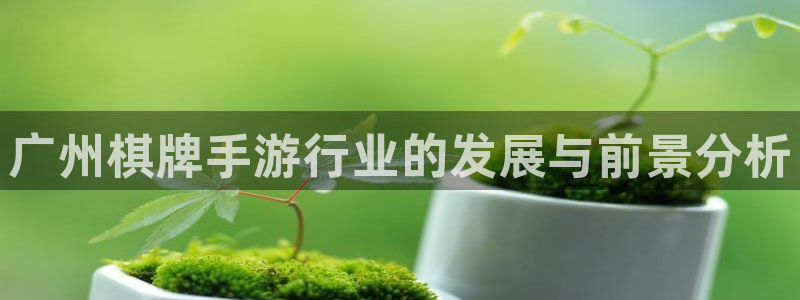 摩根娱乐平台：广州棋牌手游行业的发展与前景分析